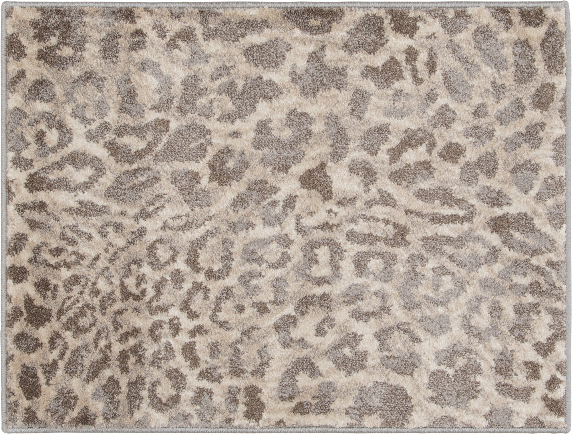 Loomaknoti Mendez Marleene 3' x 5' Gray Animal Print Indoor Accent Rug