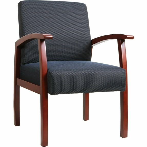 Lorell, Deluxe Guest Chair, 1 Each, Midnight Blue