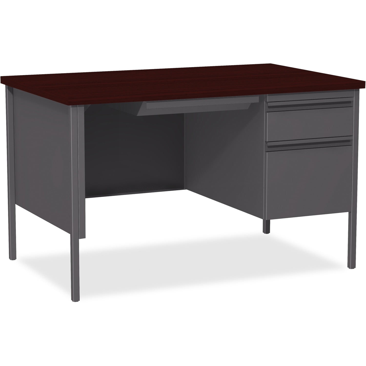 Fortress Series 48" Single Pedestal Desk