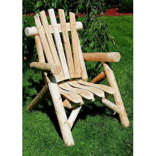 Lakeland Mills Cedar Log Lounge Chair