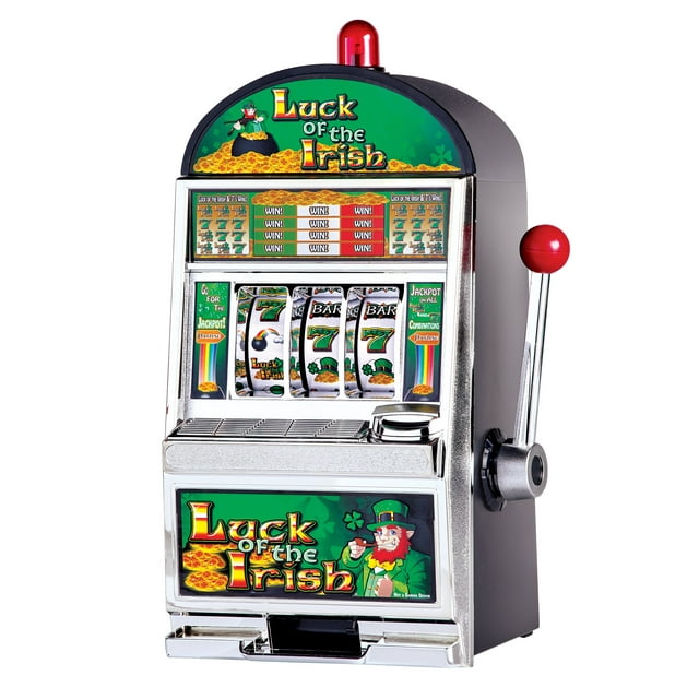 Luck of the Irish 15" Slot Machine Bank with Flashing Lights