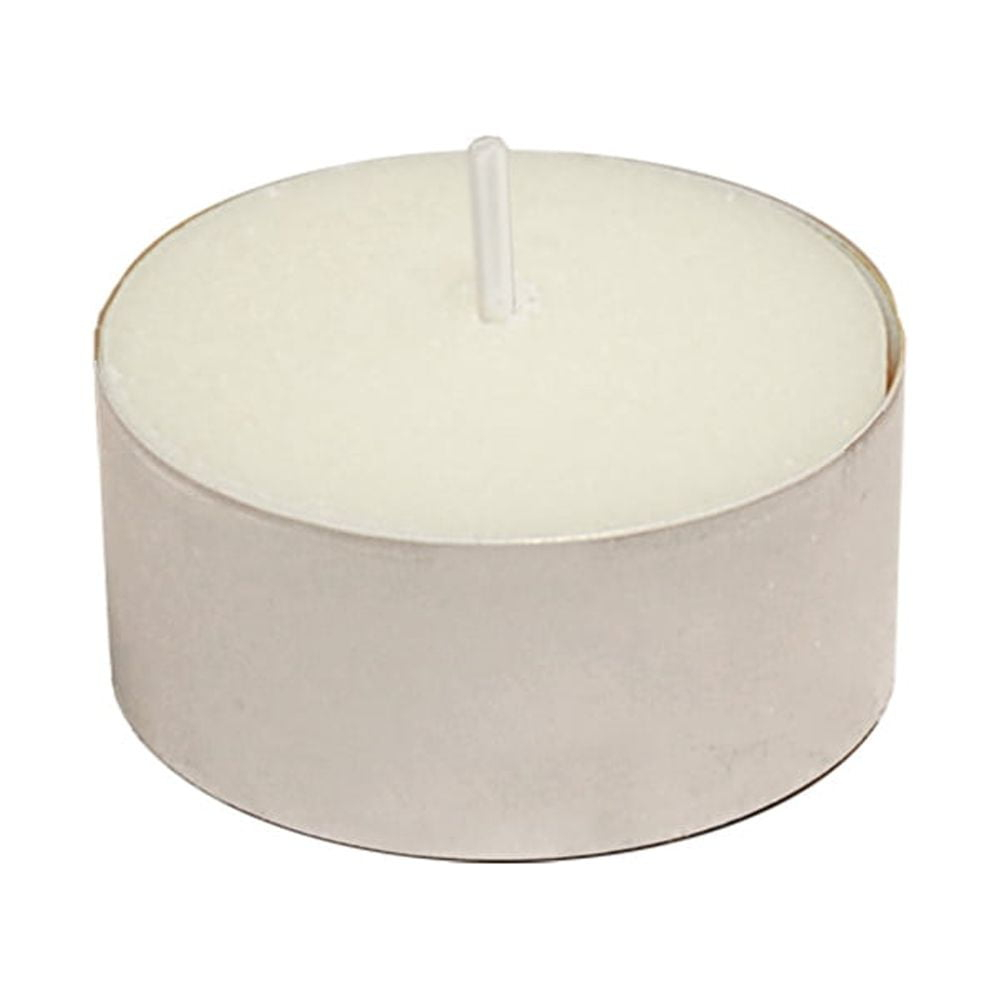 LumaBase Extended Burn Tea Light Candles - Set of 100