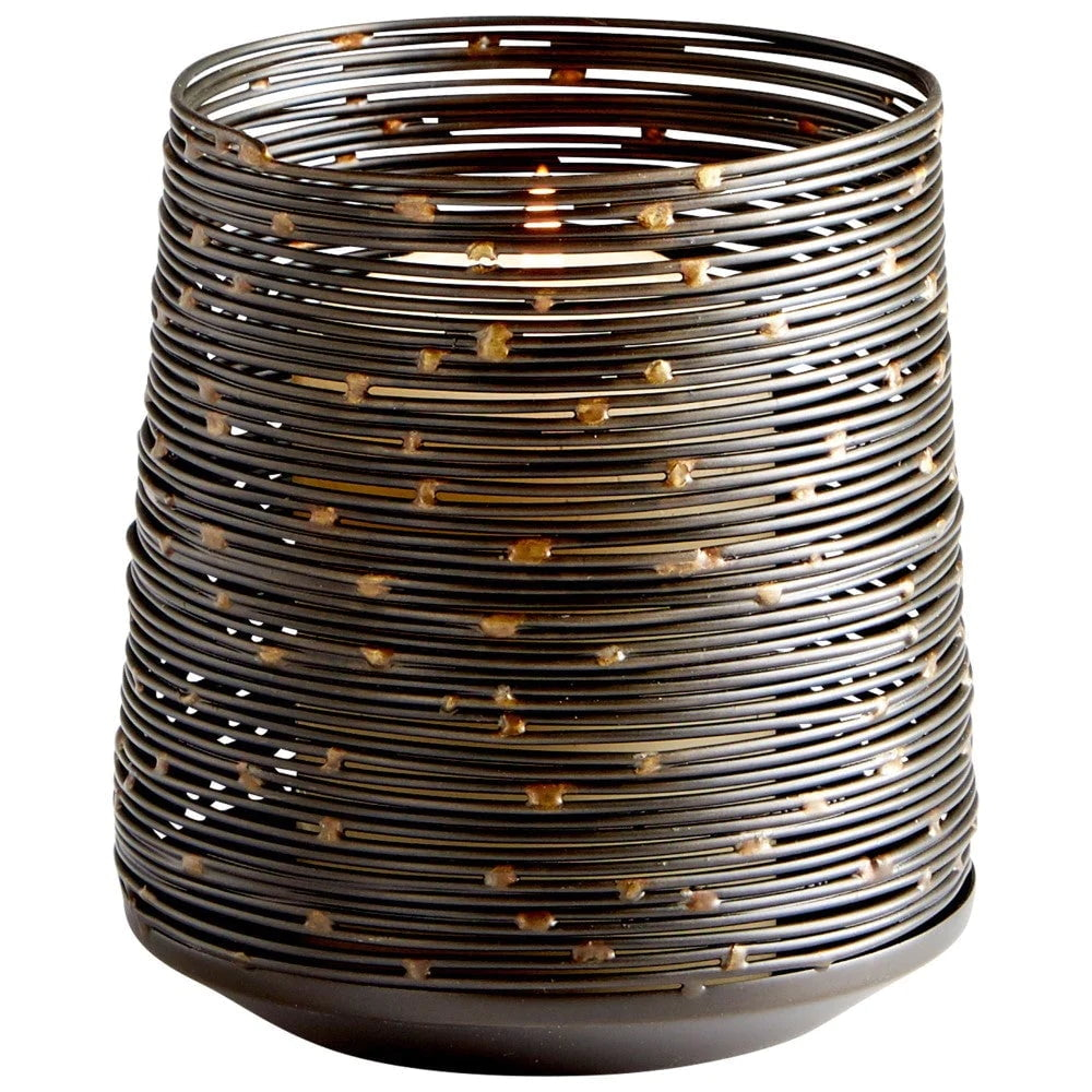 09699-Cyan lighting-Luniana - Medium Candleholder - 4.25 Inches Wide by 4 Inches High