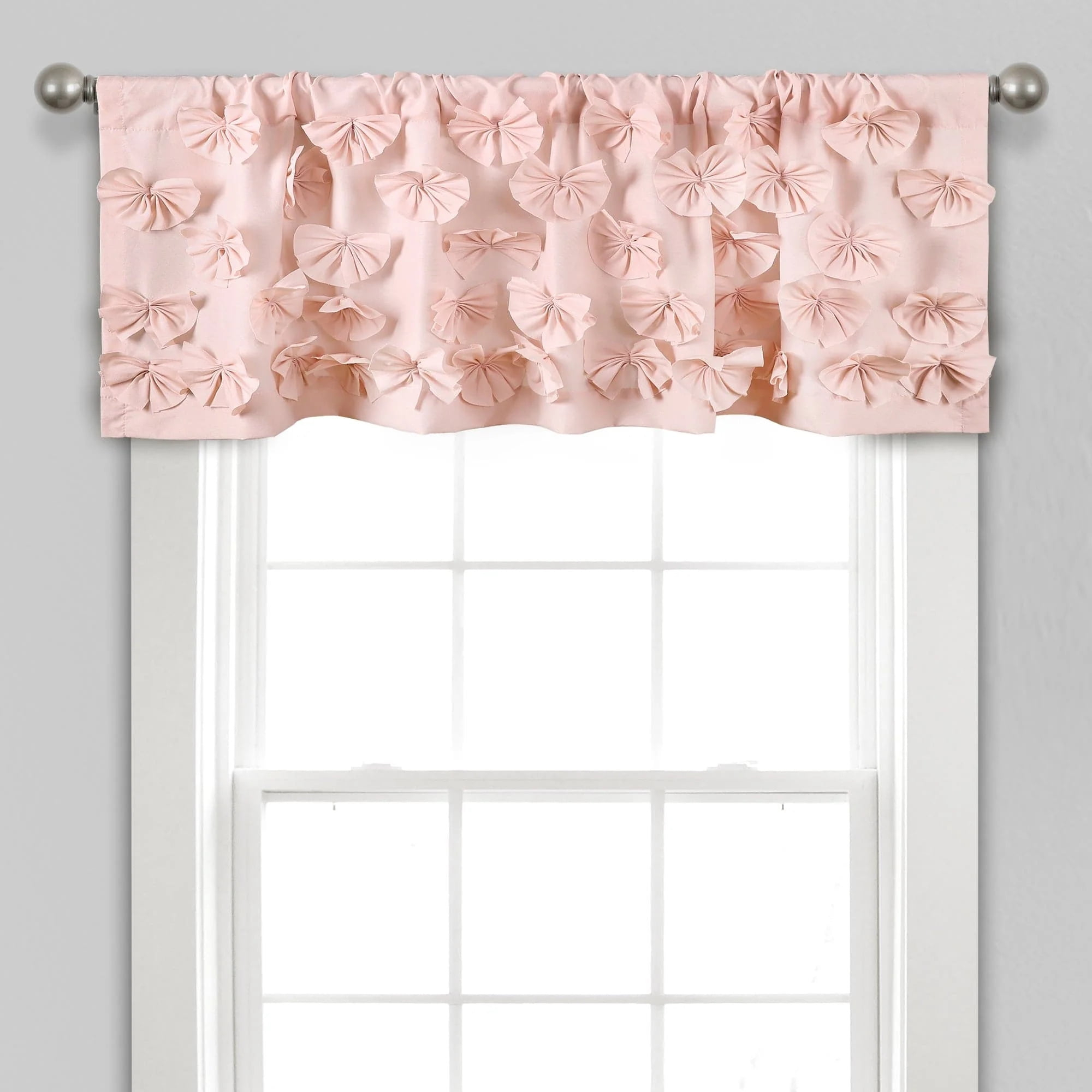 Lush Decor Scalloped 52'' W Window Valance