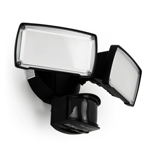 Lutec 10.43 x 5.41 x 6.52 Inches Outdoor Dual Head Home Security Floodlight