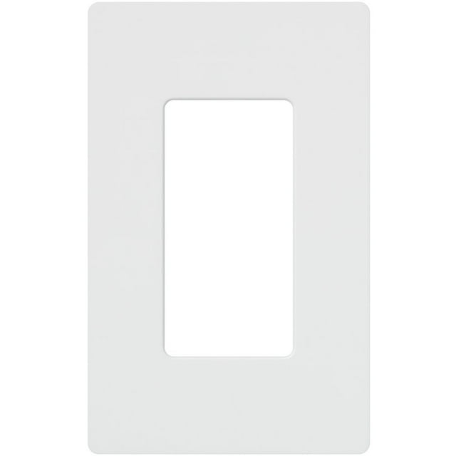 Lutron Claro 1-Gang Decorator Wallplate (White)