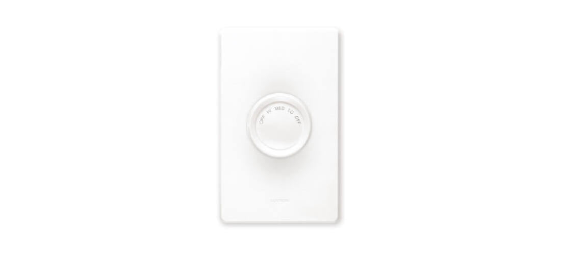 Lutron Rotary On/Off Fully Variable Ceiling Fan Wall Control
