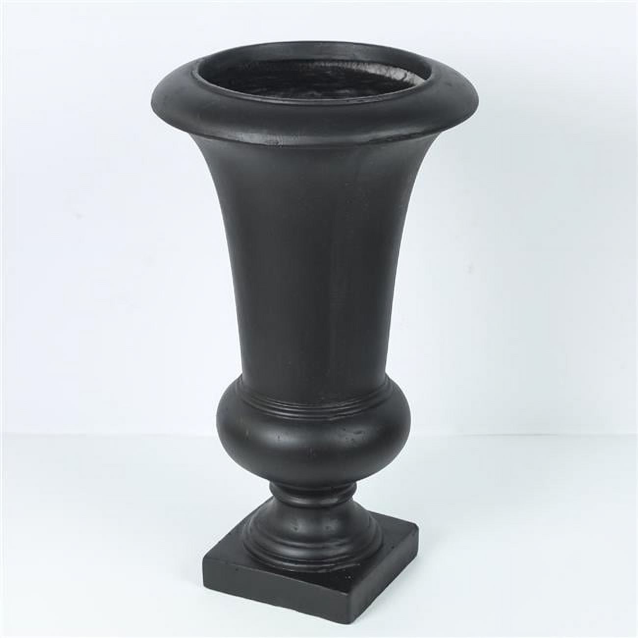 Luxen Home Black Finish Urn Planter (Small)