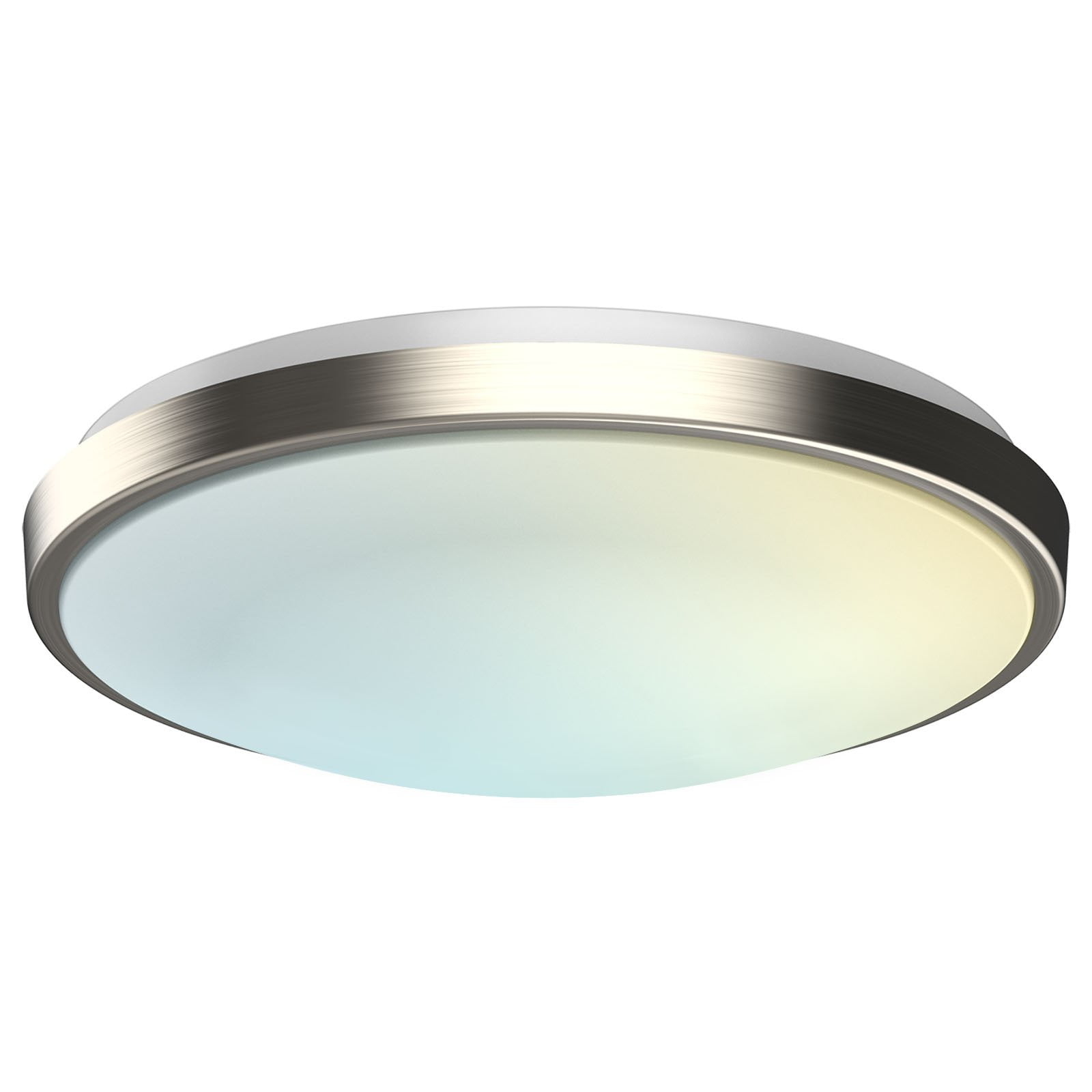 Luxrite Motion Sensor LED Flush Mount Ceiling Light, 11 Inch, 5CCT 2700K-5000K, 16W, 1200 Lumens, ETL