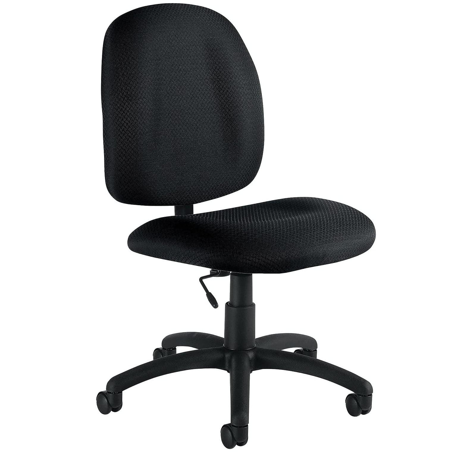 Lwory Global Fabric Armless Task Chair, Black (Otg11650-Ql10)