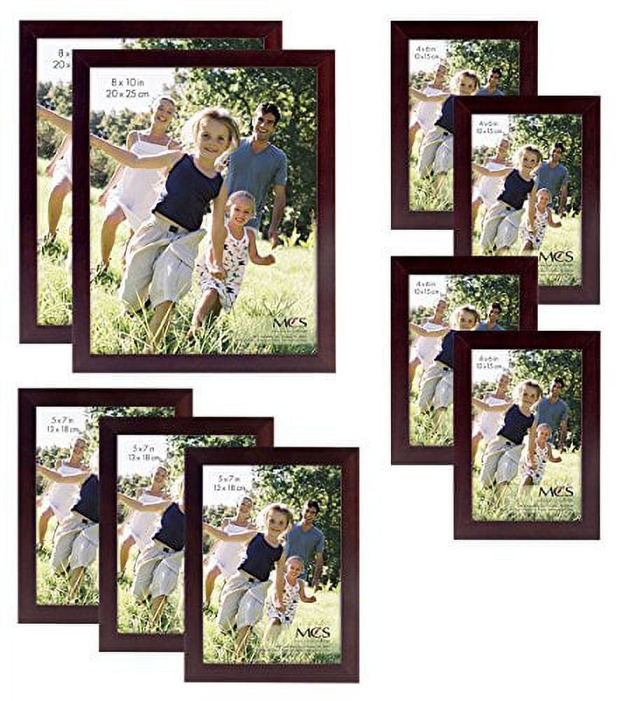 MCS Gallery Wood 9-Piece Frame Set, Espresso (65616)