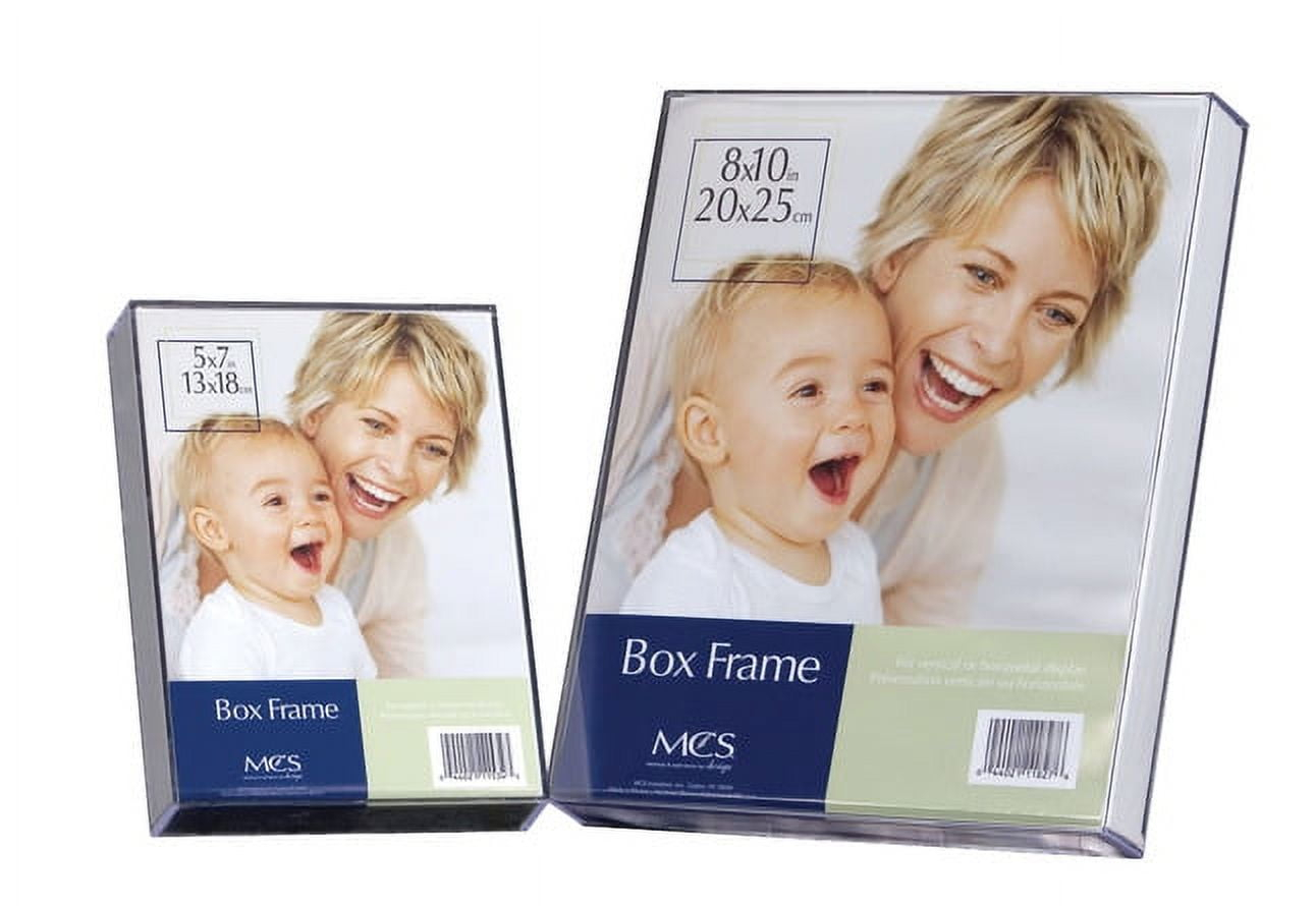 MCS Plastic Box Frame, 11 X 14 X 1-1/4 in, Clear