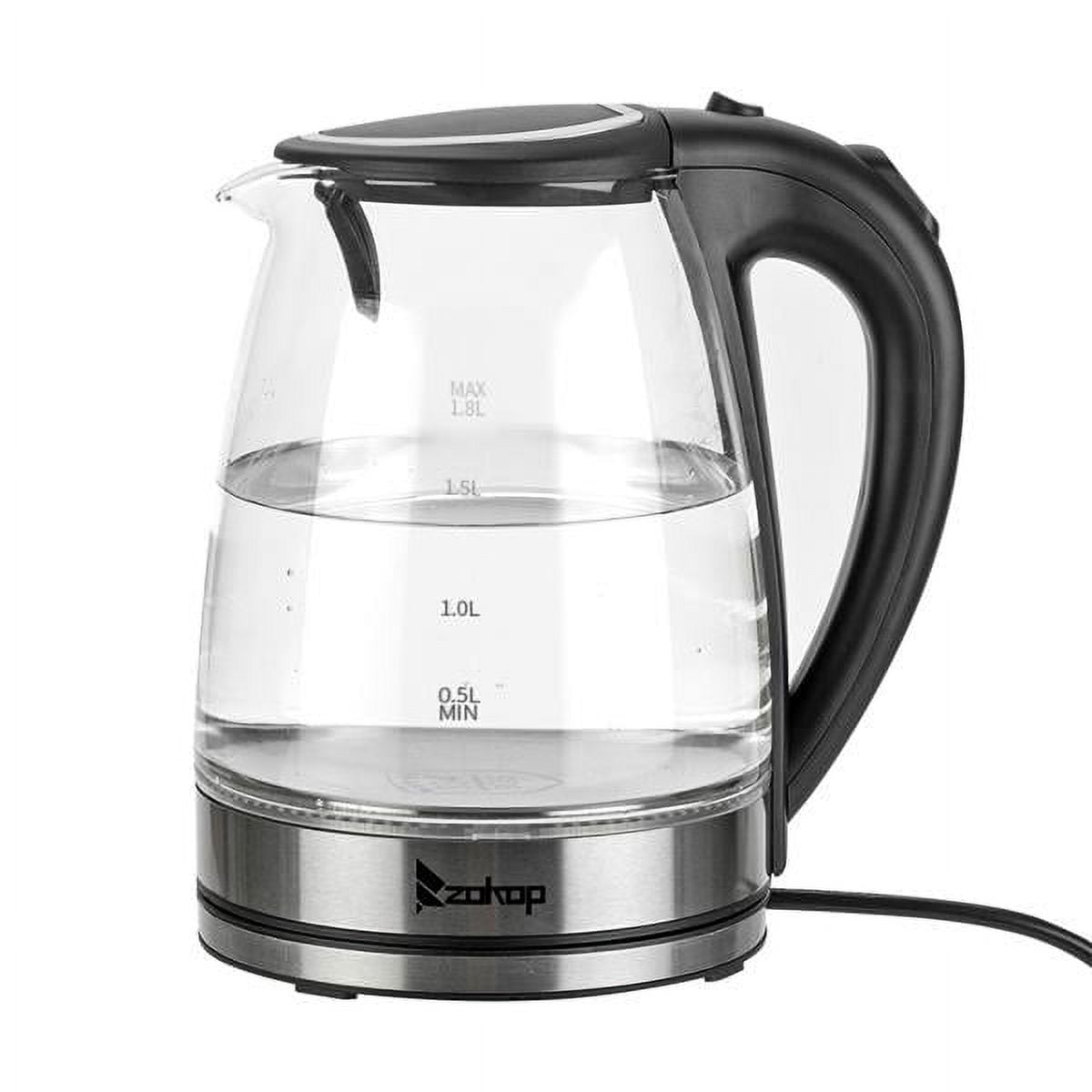 ZHI-22 1500W Electric Glass Water Kettle Coffee Hot Water Tea 1.8L LED Kitchen Home New