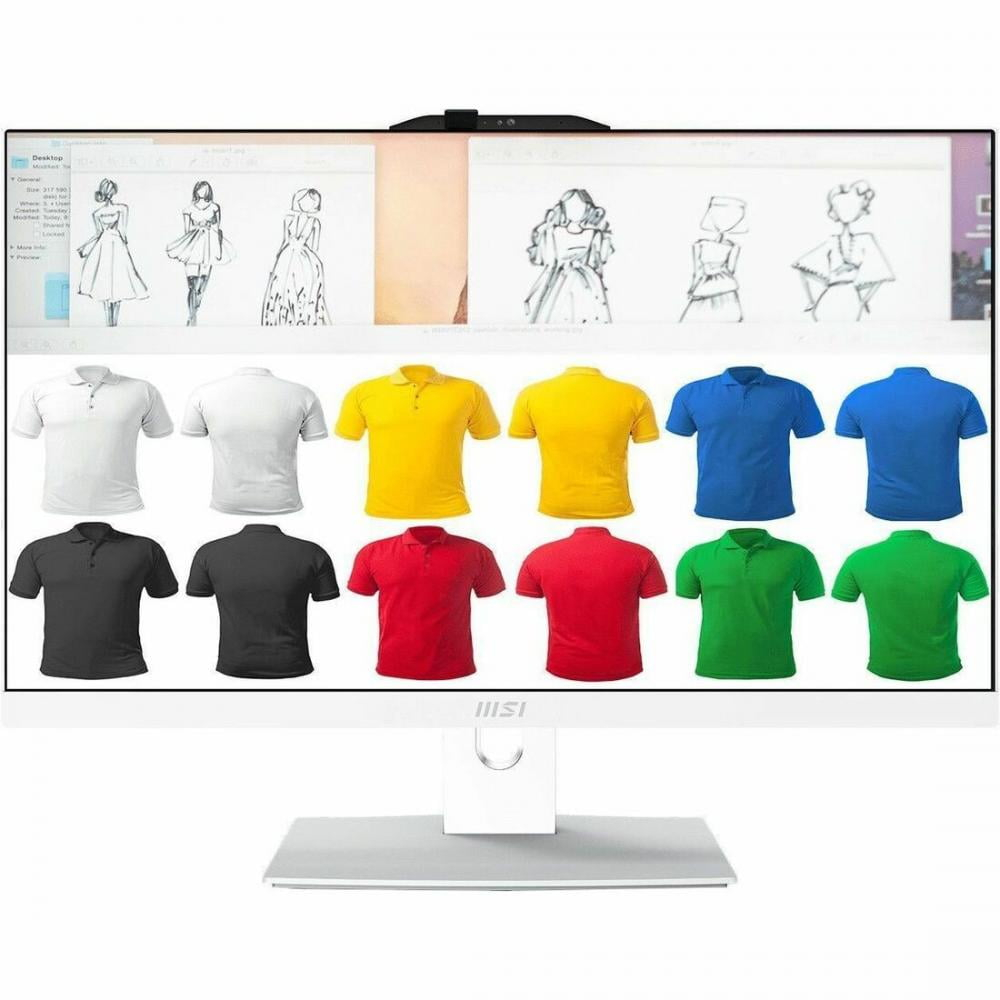 MSI Modern AM242TP 1M Modern AM242TP 1M-1094US All-in-One Computer - Intel Core 7 150U - 32 GB - 1 TB SSD - 23.8" Full HD Touchscreen - Desktop - White - Intel Chip - 1920 x 1080 - Windows 11 Home ...