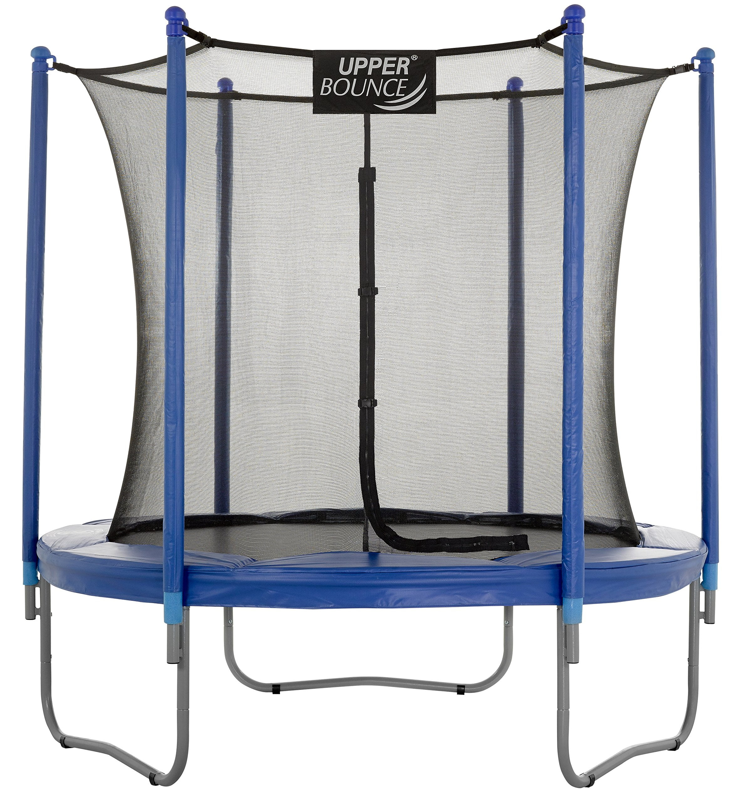 Machrus Upper Bounce 12 FT Round Trampoline Set with Safety Enclosure System – Backyard Trampoline - Outdoor Trampoline for Kids - Adults