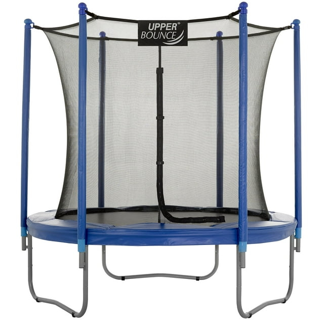 Machrus Upper Bounce 12 FT Round Trampoline Set with Safety Enclosure System – Backyard Trampoline - Outdoor Trampoline for Kids - Adults