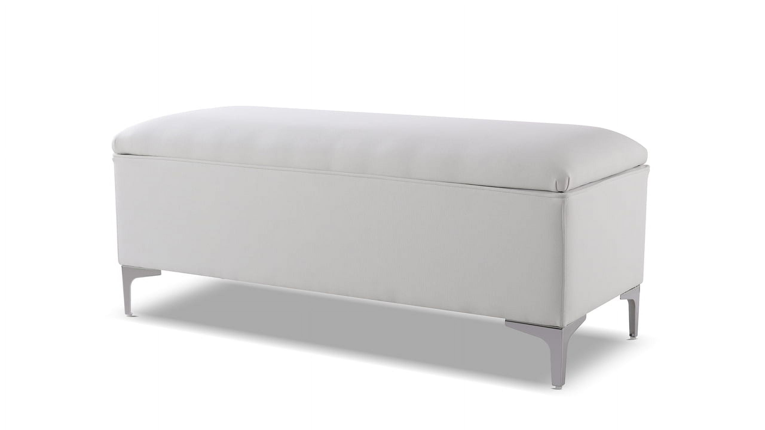 Madelyn Storage Bench Bright White