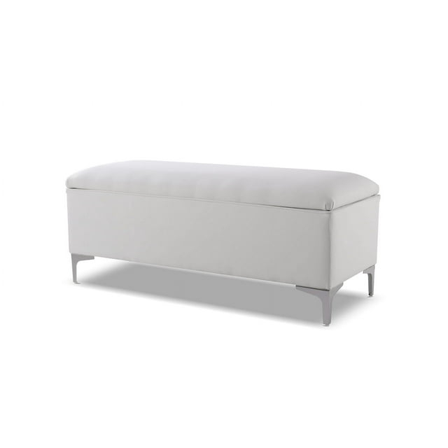 Madelyn Storage Bench Bright White