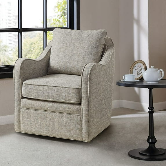 Lark Manor™ Brianne Wide Seat Swivel Arm Chair