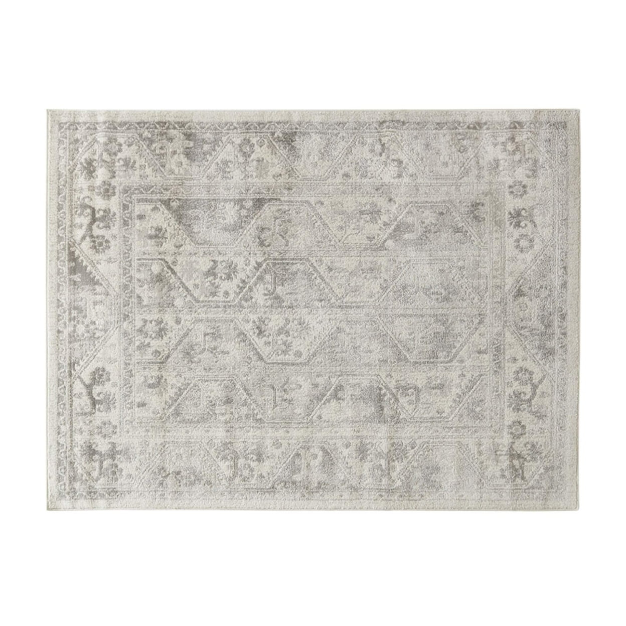 Madison Park Polypropylene Vienna Tiled Border Area Rug MP35-7071