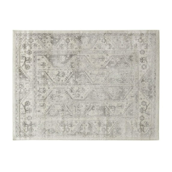 Madison Park Polypropylene Vienna Tiled Border Area Rug MP35-7071
