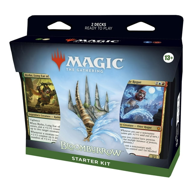 Magic: The Gathering - Bloomburrow Starter Kit | Learn to Play Magic with 2 Bloomburrow-Themed Decks | 2 Player Collectible Card Game for Ages 13+ C65