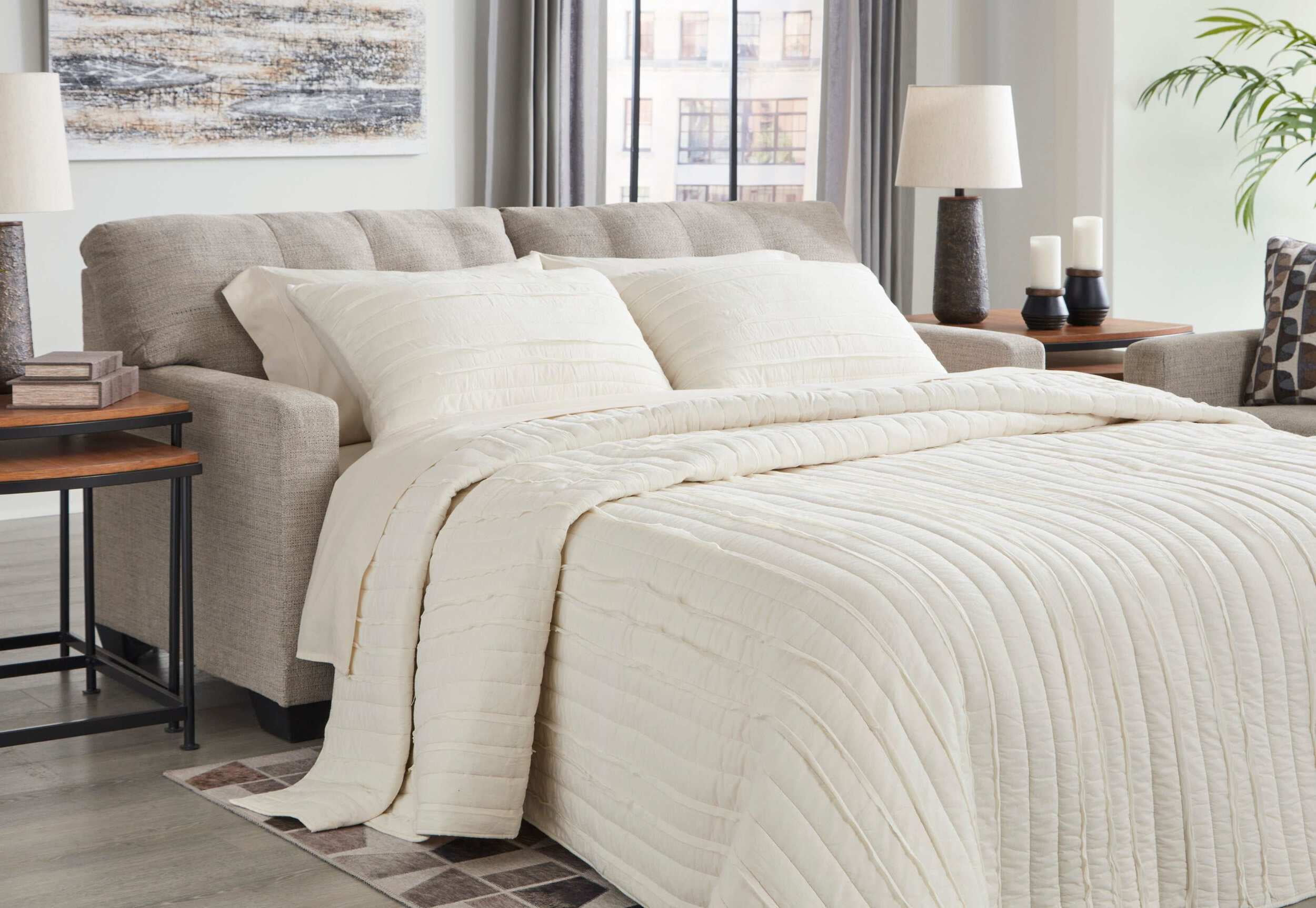 Signature Design by Ashley Mahoney Pebble Full Sofa Sleeper
