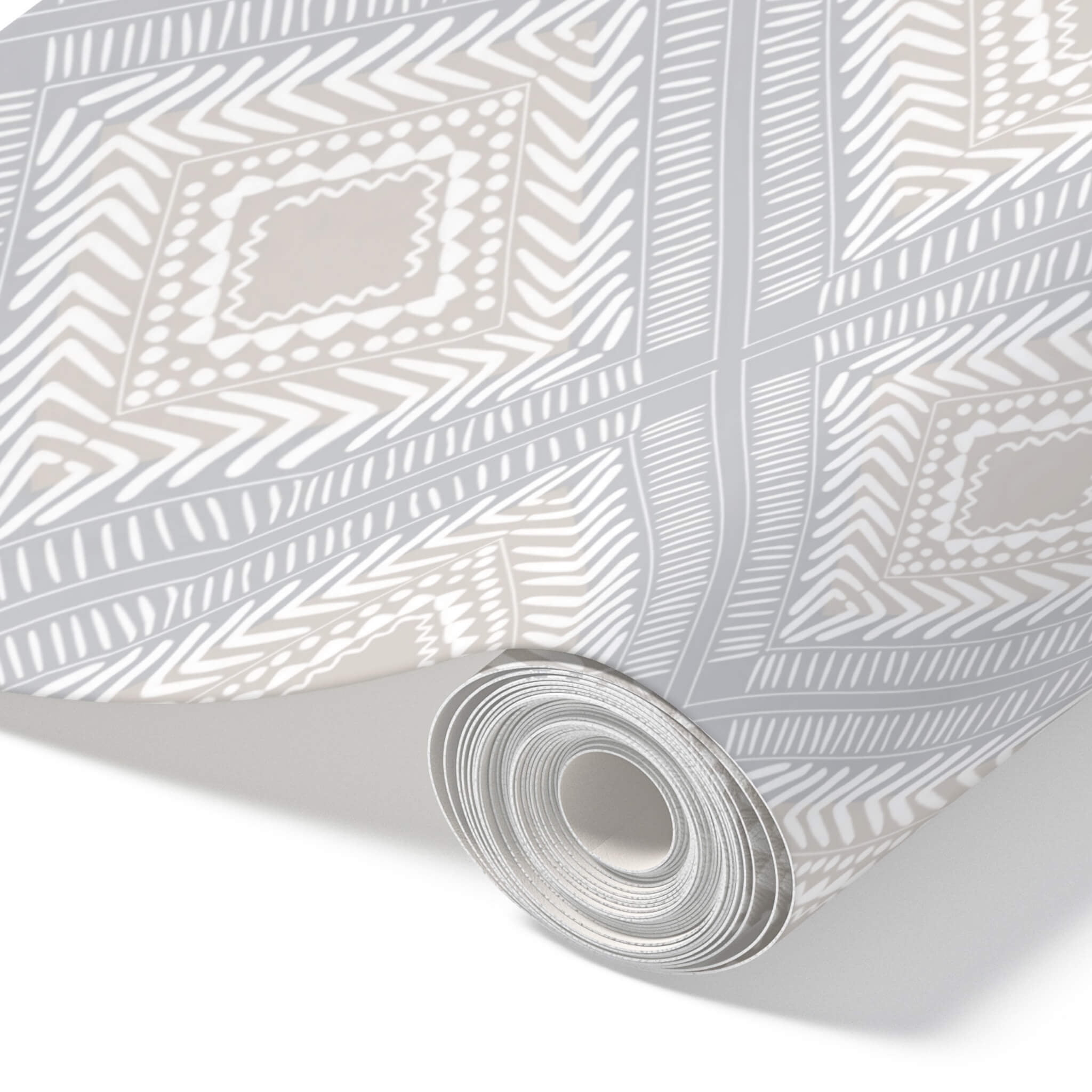 Main Street 20.5 in x 16 ft Tribal Squares Peel and Stick Wallpaper Roll Self-Adhesive Wallpaper Roll for Accent Wall, Home and Furniture Refresh, DIY and More (Covers 28.18 sq. ft)