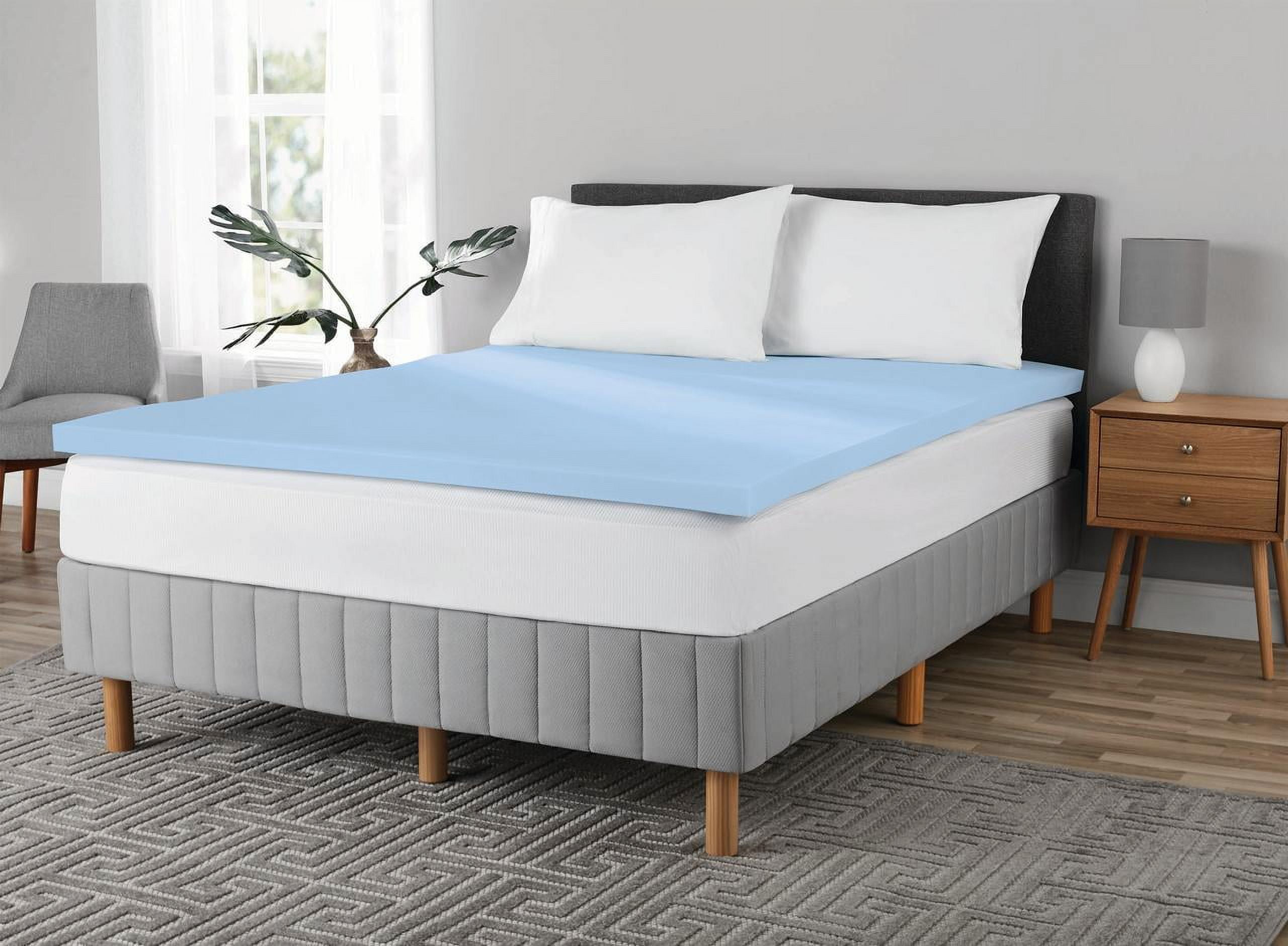 Mainstays 2" Memory Foam Mattress Topper, Full