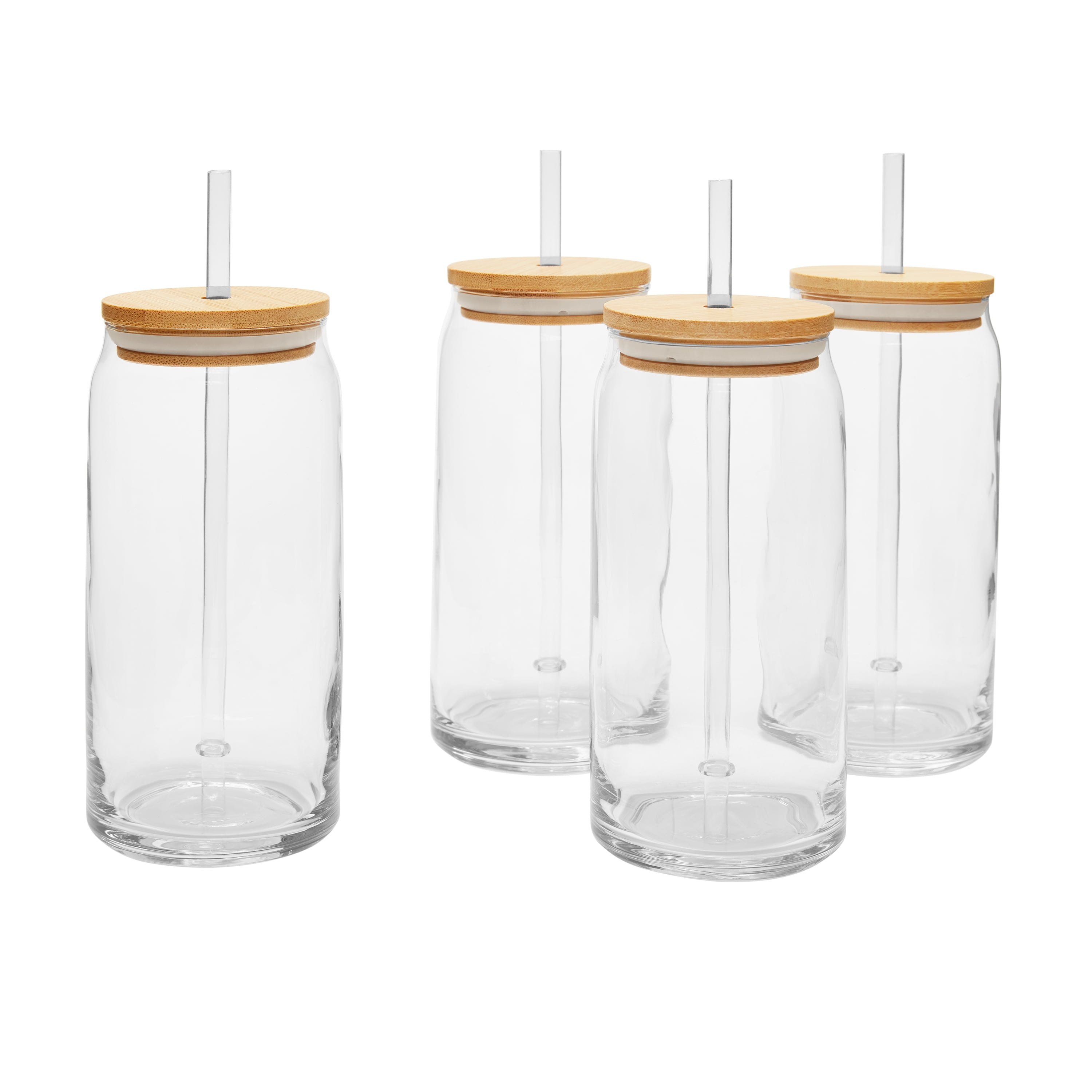 Mainstays 4PK Briar Can Glass Set