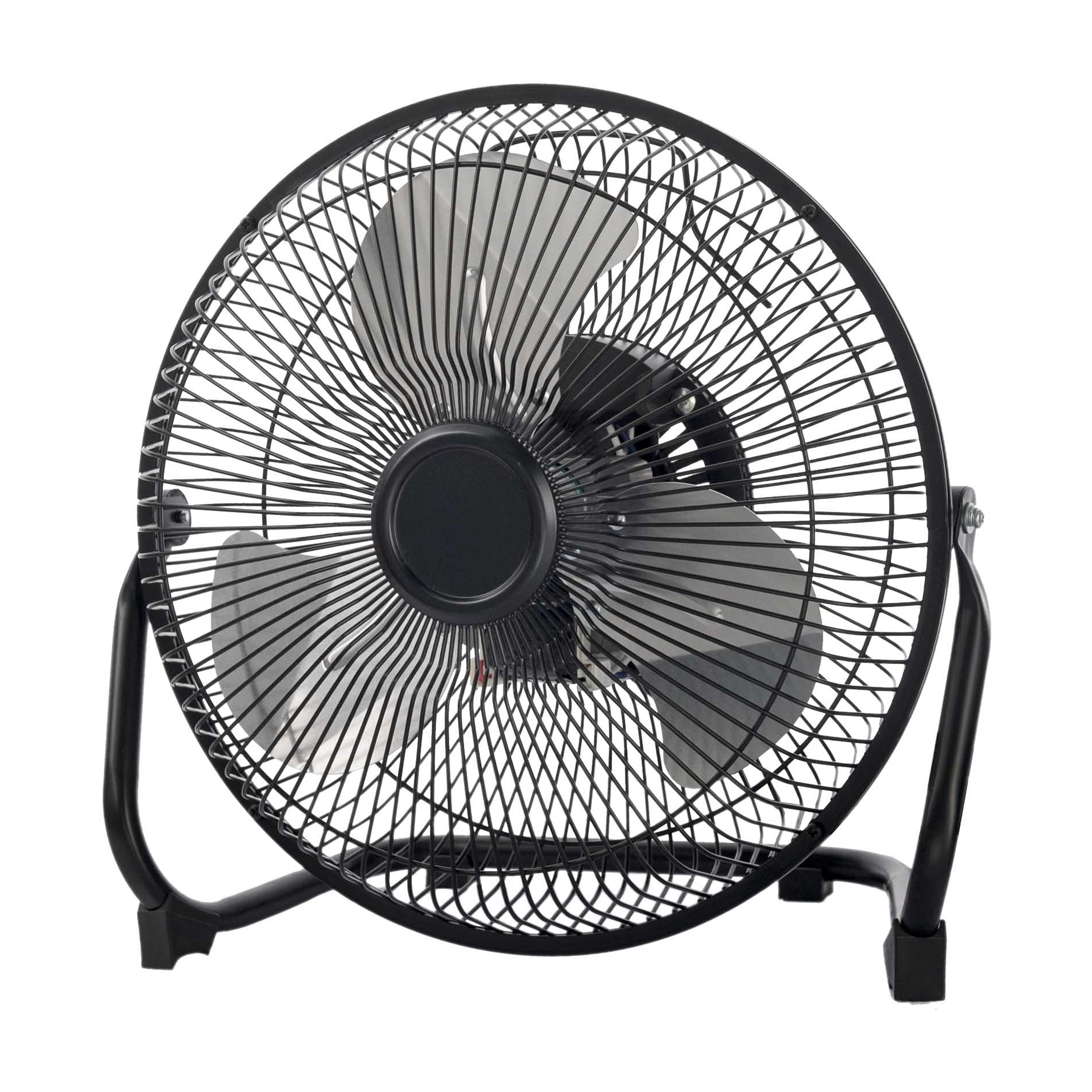 Mainstays 9" 3-Speed High Velocity Wall Mountable Black New Floor Fan