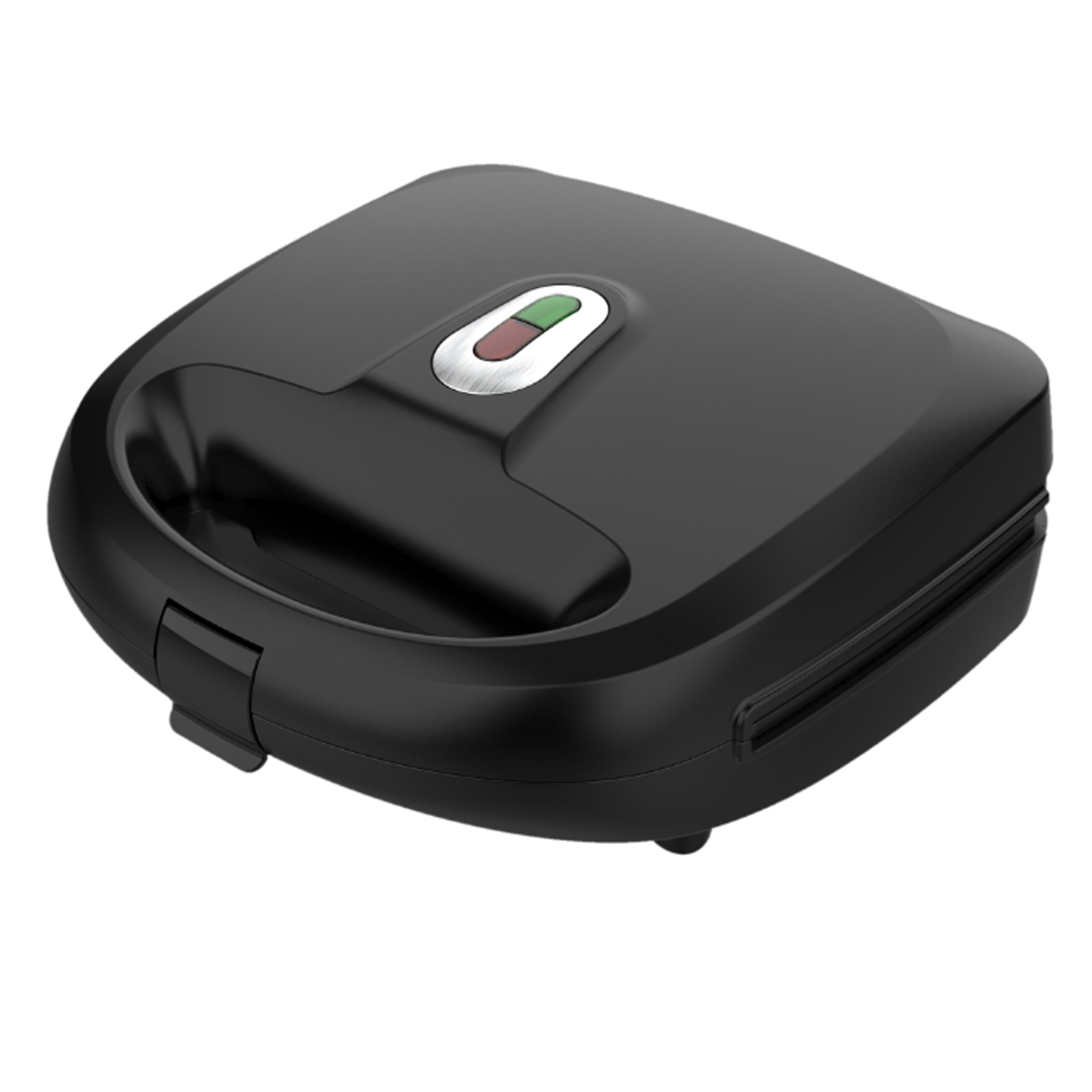 Mainstays Black 2-in-1 Waffle and Sandwich Maker with Interchangeable, Removable Plates, Nonstick