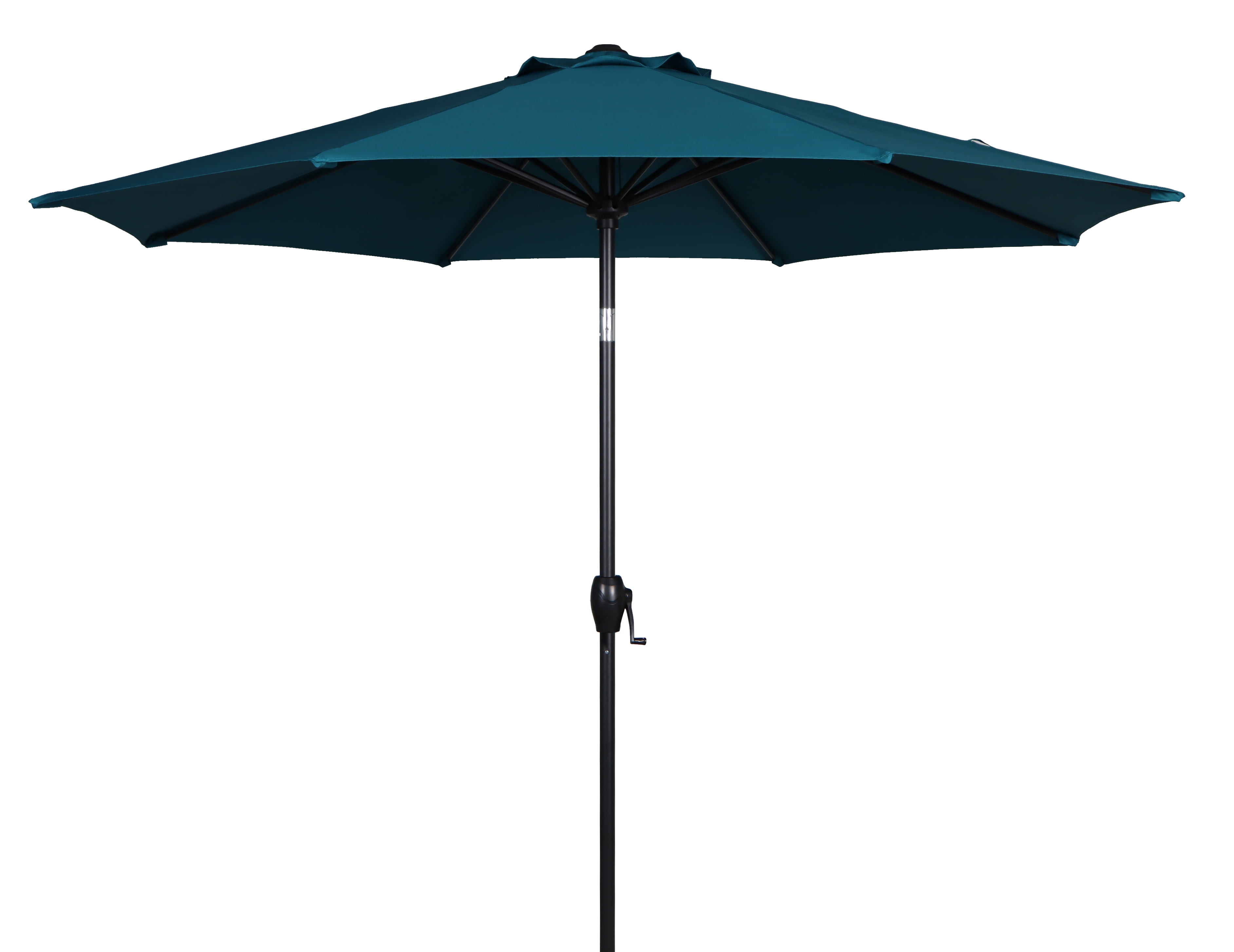 Mainstays 9' Teal Crank Lift and 3 Position Tilt Patio Umbrella