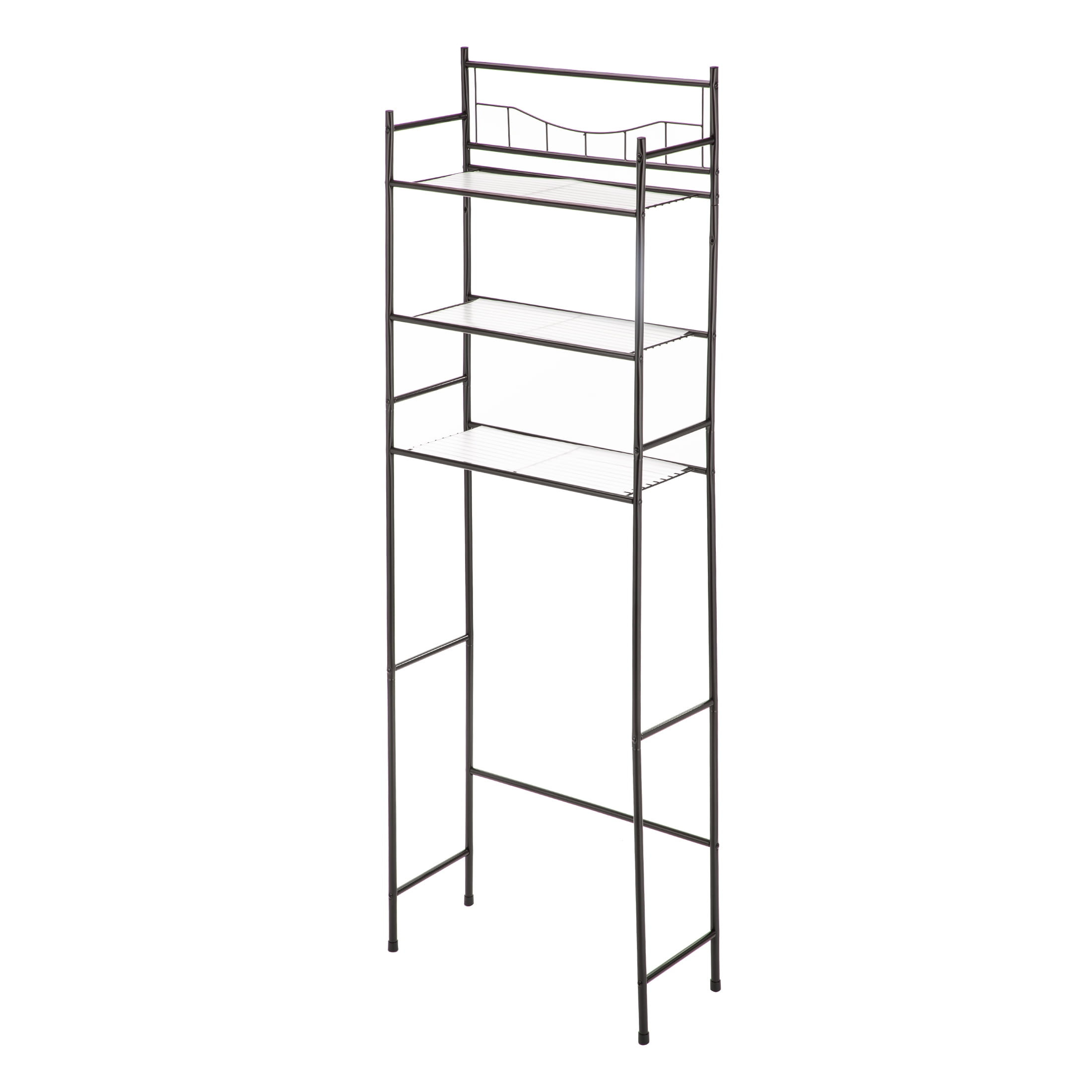 Mainstays 3-Shelf Over-the-Toilet Steel Storage Rack, Oil-Rubbed Bronze