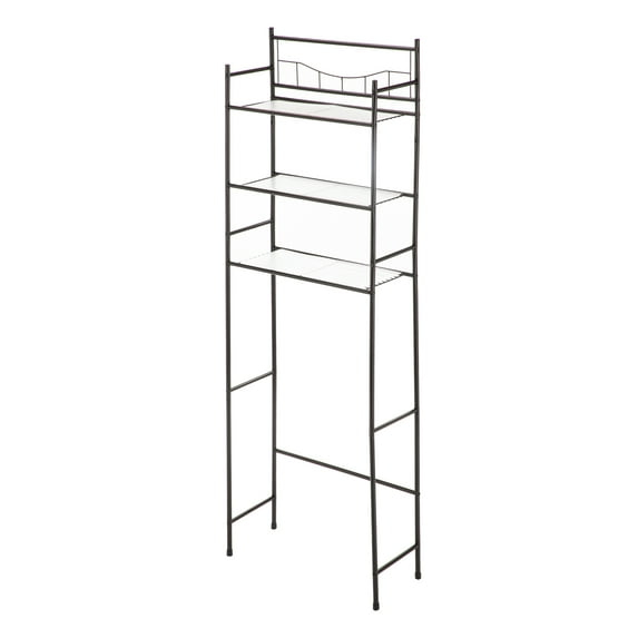 Mainstays 3-Shelf Over-the-Toilet Steel Storage Rack, Oil-Rubbed Bronze