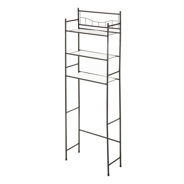 Mainstays 3-Shelf Over-the-Toilet Steel Storage Rack, Oil-Rubbed Bronze