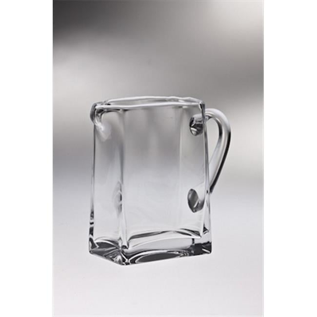 Majestic Gifts T-140 Classic Clear 32 oz. High Quality Glass Rectangular Pitcher