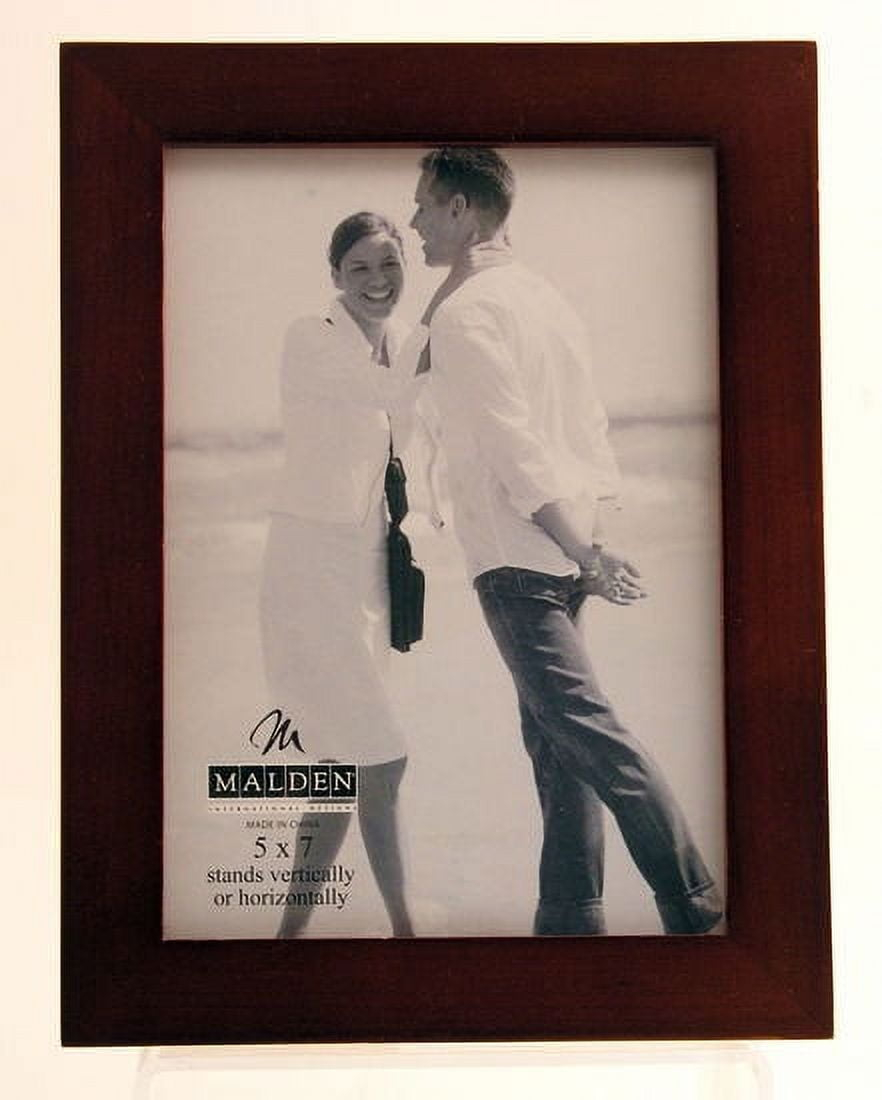 Malden Linear Dark Walnut 5x7 Frame