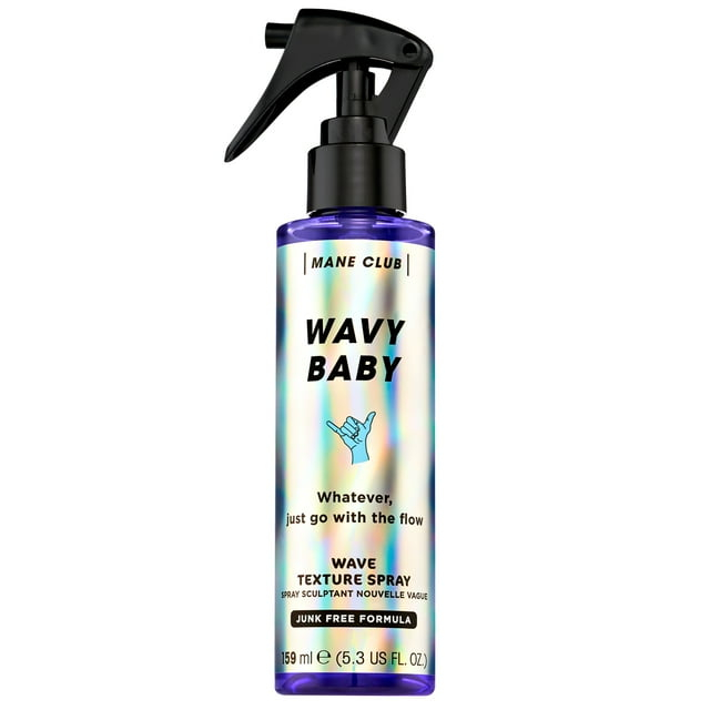 Mane Club Wavy Baby Wave Texture Spray, 5.3 FL OZ