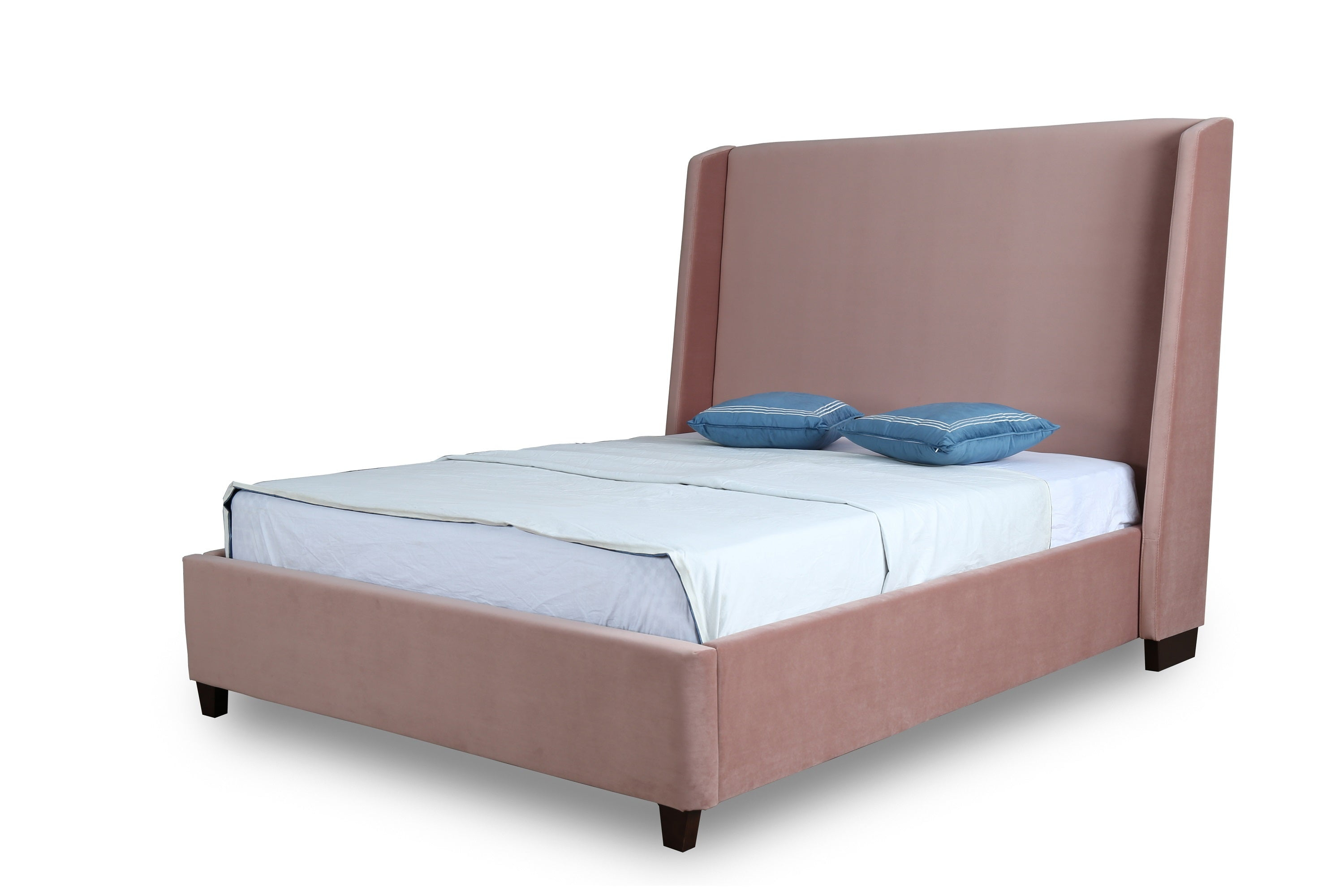 Full Parlay Upholstered Bed Blush - Manhattan Comfort