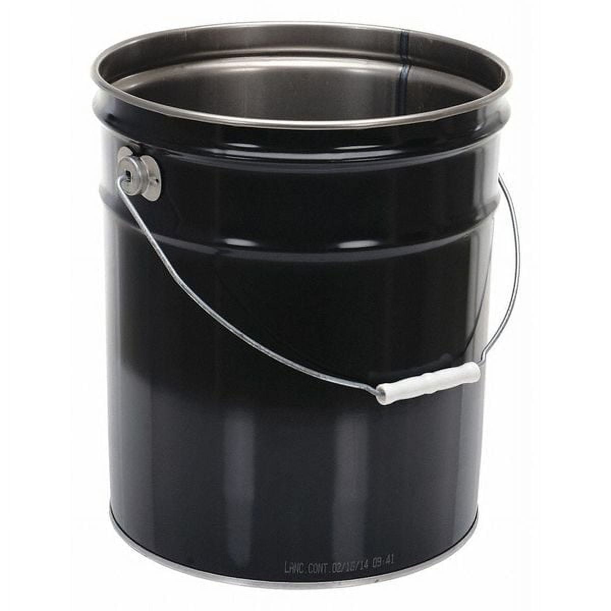 Manufacturer Varies Pail,Steel,Black,Open Head PAIL-STL-RI