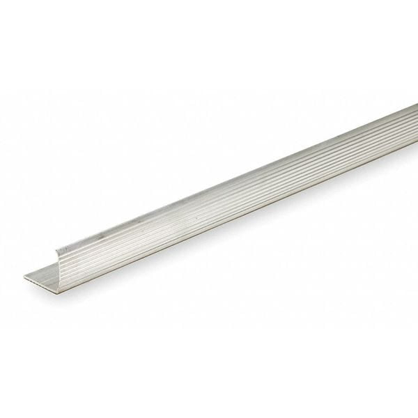 Manufacturer Varies Stair Edging,Silver,96in W,Aluminum 2RRW5
