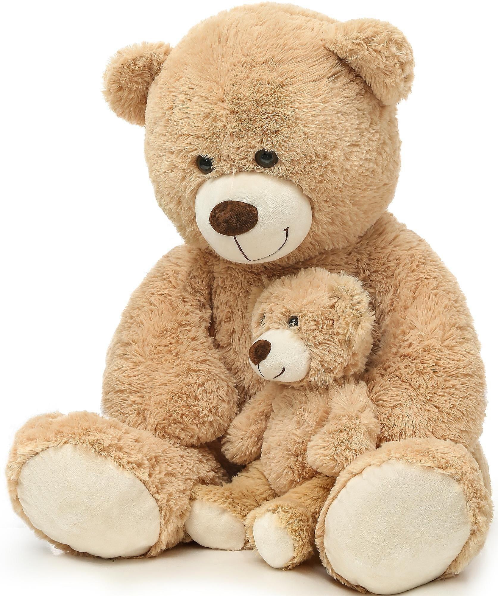 MaoGoLan Mommy and Baby Teddy Bear 39" Big Bear Stuffed Animal Plush Toy