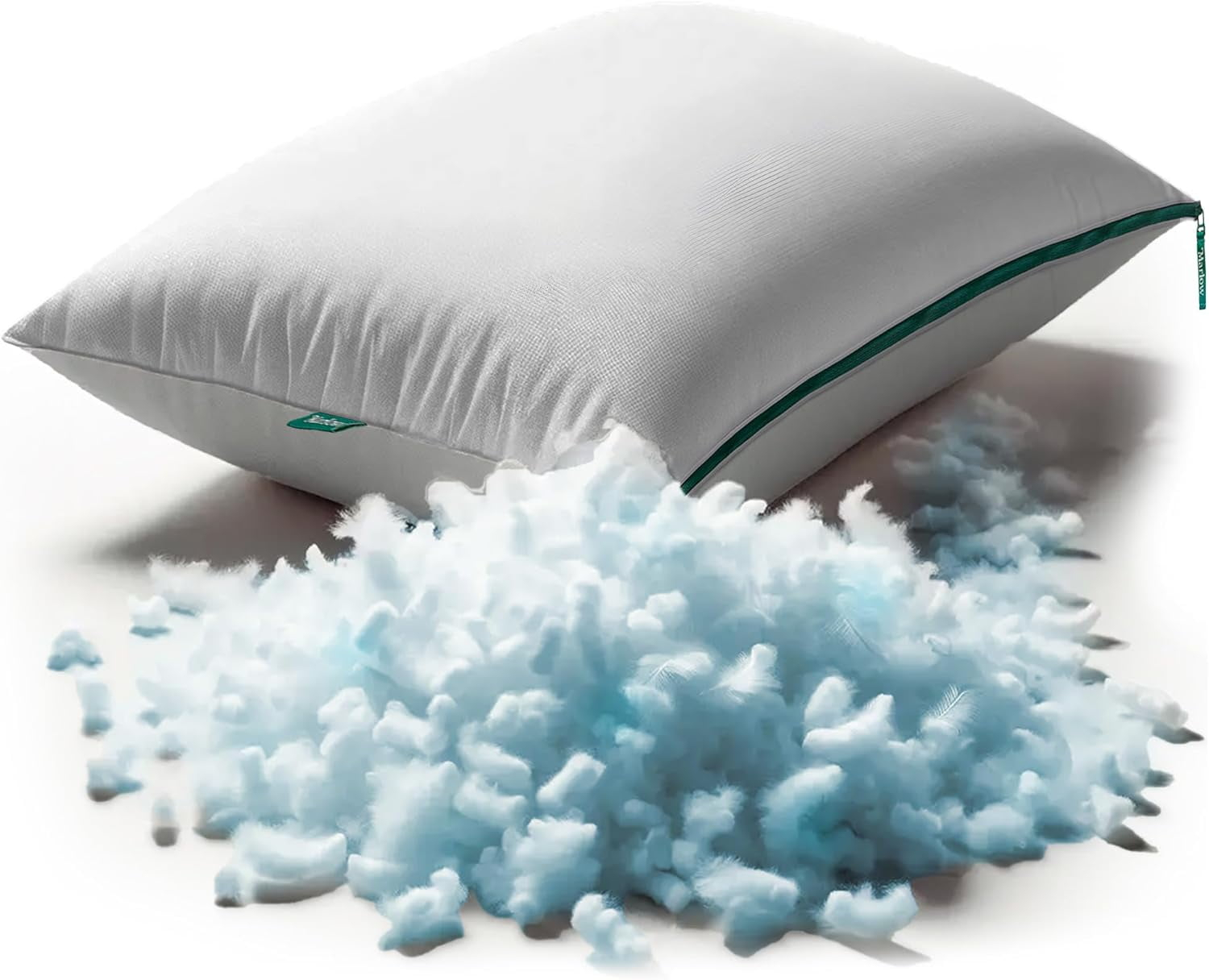 Marlow Adjustable Memory Foam Bed Pillow by Brooklinen - Neck and Back Support For Side, Back and Stomach Sleepers - King Size