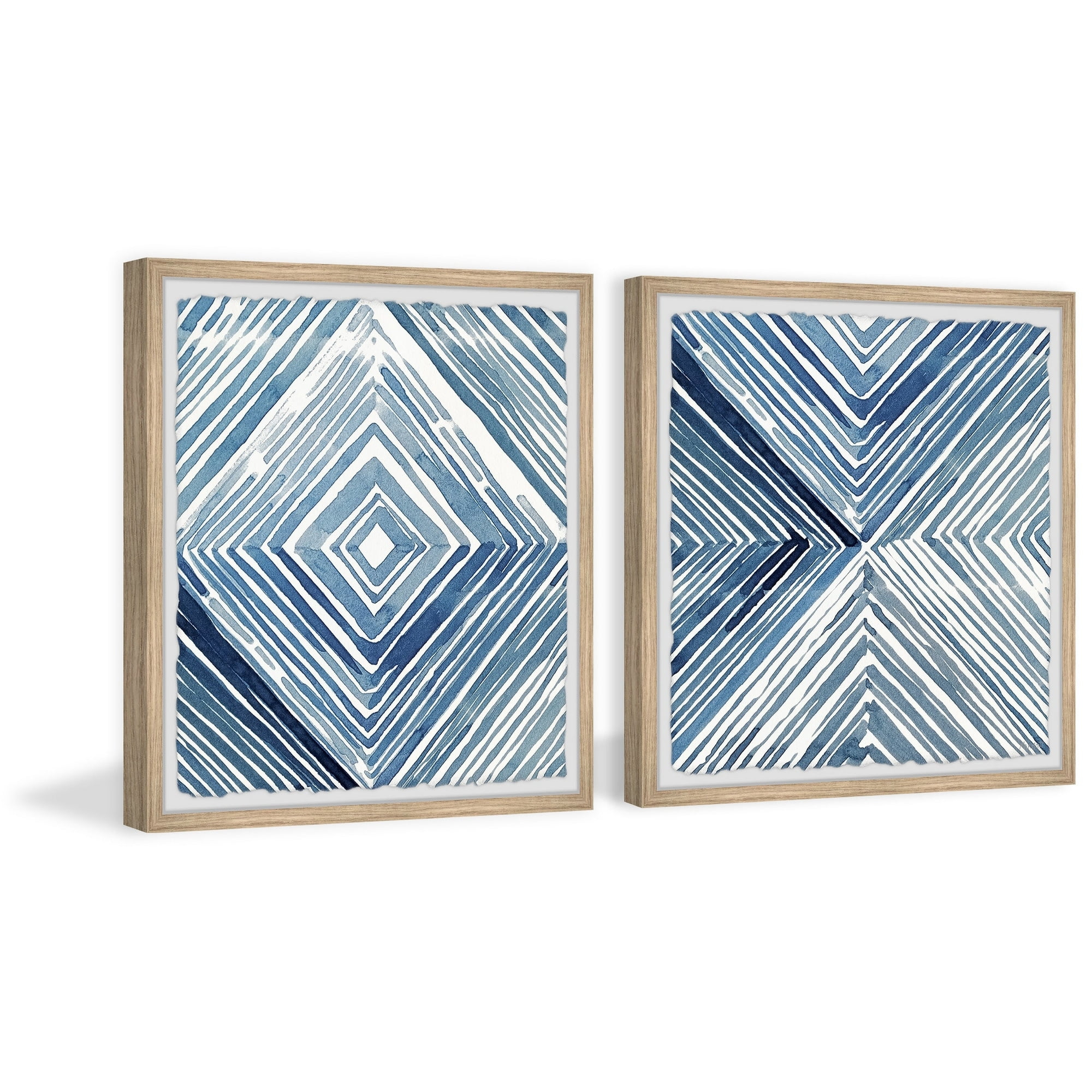 Marmont Hill Lines and Art Diptych, 32" x 64"