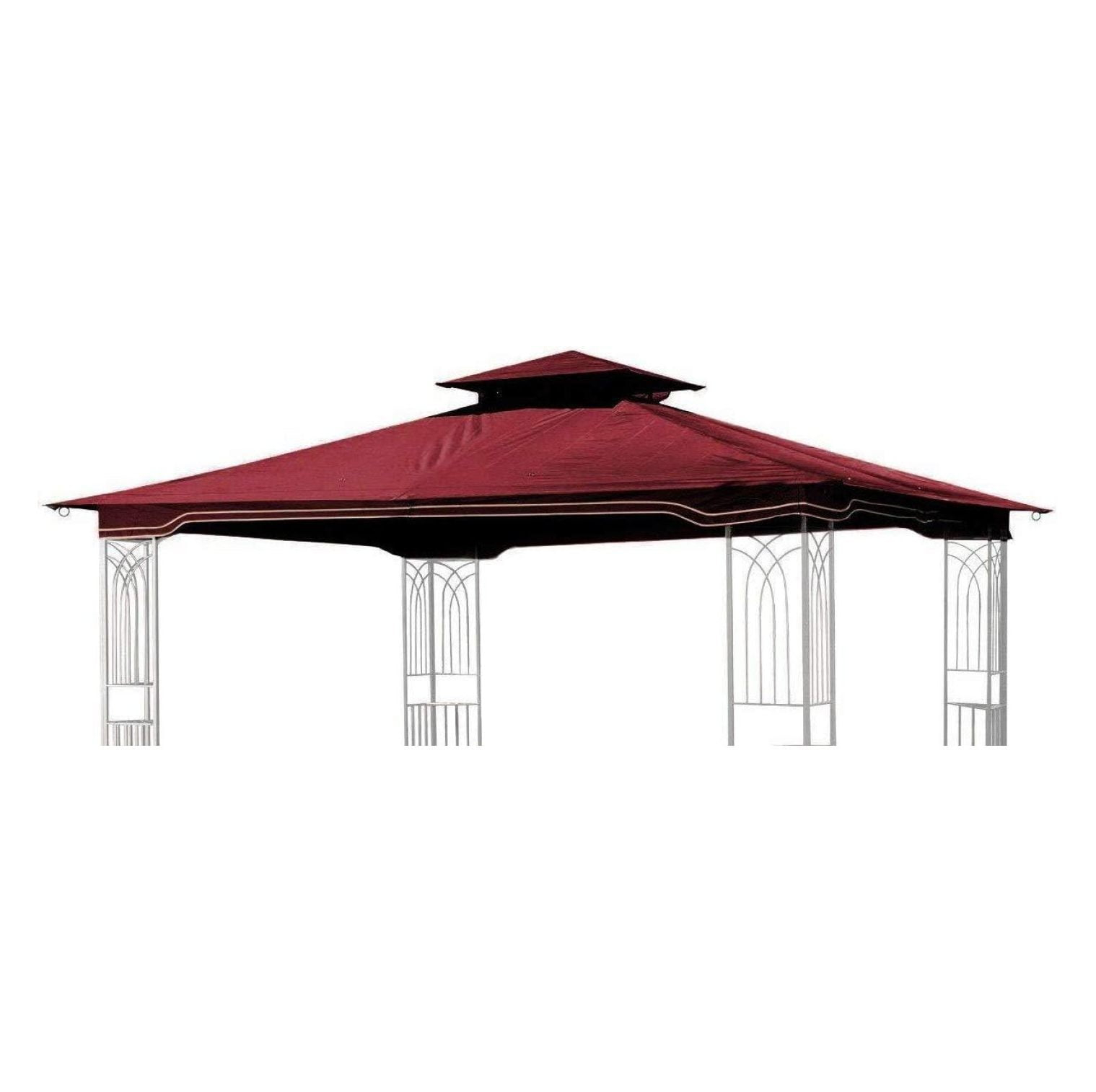 Maroon Replacement Gazebo Canopy for 10 x 12 Regency II Patio Gazebo, Easily Update Your Gazebo