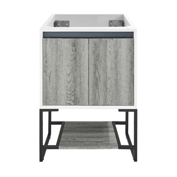 Swiss Madison Marseille 24.05" Single Bathroom Vanity Base Only in Gray