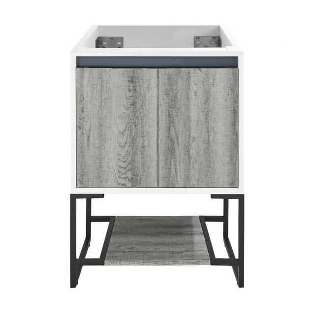 Swiss Madison Marseille 24.05" Single Bathroom Vanity Base Only in Gray