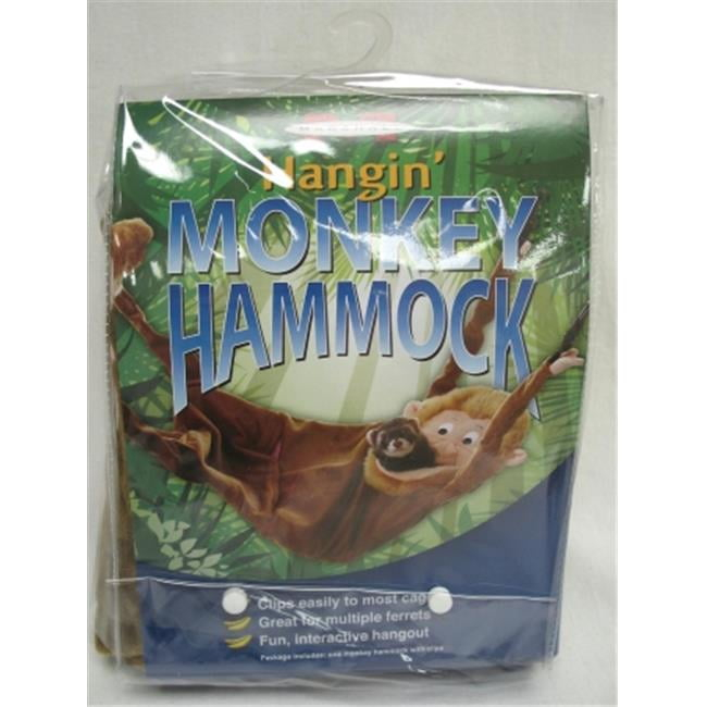Marshall Pet Productos Hamaca Hangin Monkey- Marrón