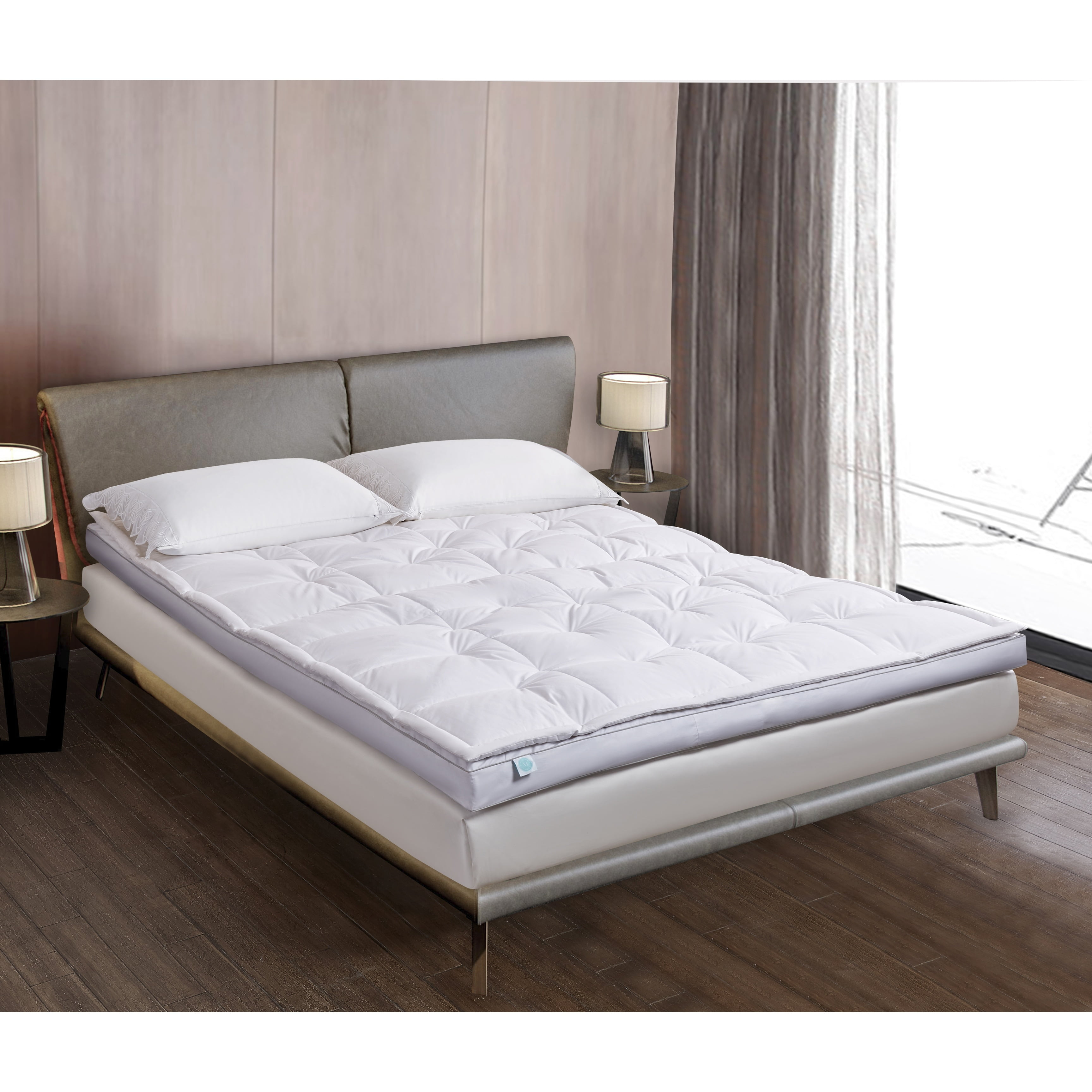 Martha Stewart  3-inch White Down Top Featherbed Full